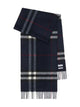 Burberry Ink Blue Wool Scarf