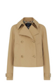 Burberry Archive Beige Double-Breasted Belted Jacket