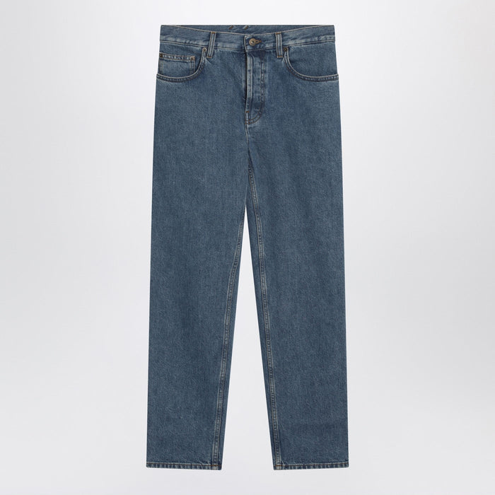 Burberry Medium-Blue Regular-Fit Jeans
