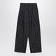 Burberry Indigo Jeans In Check Pattern Denim