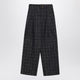 Burberry Indigo Jeans In Check Pattern Denim