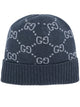Gucci Blue Cashmere Hat Nuancie