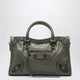 Balenciaga Le City Small Tote Bag In Military Green