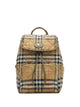 Burberry Horseshoe S21 Backpack - - Nylon - Beige
