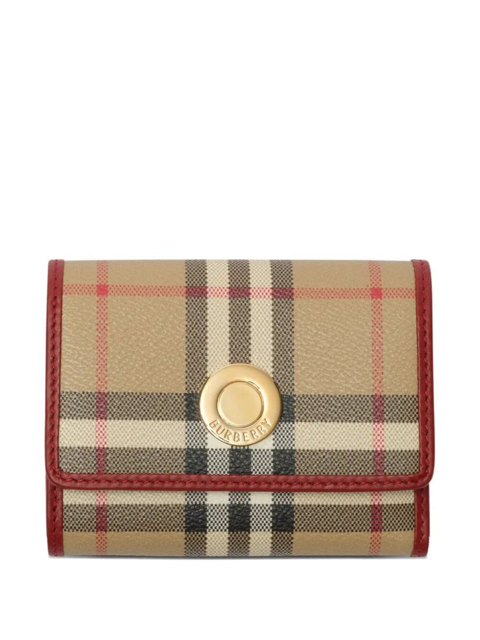 Burberry Small Check Folding Wallet