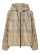 Burberry Gradient Check Hooded Lightweight Jacket