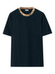Burberry Check Motif Cotton T-Shirt