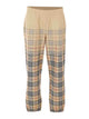 Burberry Beige Gradient Check Track Pants