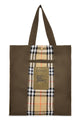 Burberry Checkered Tote Bag