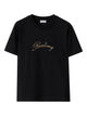Burberry Check Cursive Logo Cotton T-Shirt