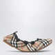 Burberry Fawn Check Ballet Flats Beige