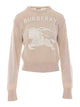 Burberry Beige And White Sweater