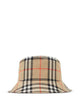 Burberry Bucket Hat With Checkered Pattern