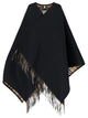 Burberry Reversible Check Wool Cape