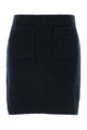 Bottega Veneta Midnight Blue Bouclã© Mini Skirt