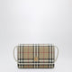 Burberry White Hampshire Bag With Check Pattern