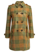 Burberry Summerside Check Yellow Polyester Nylon Trench Coat