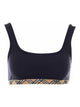 Burberry Black Samphire Bra Swimwear