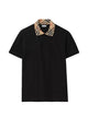 Burberry Check Collar Polo Shirt
