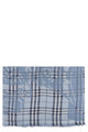 Burberry Scarf With Tartan Pattern