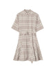 Burberry Linen Blend Short Dress