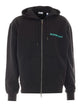 Burberry Black Hoodie With Zip Closure