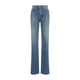 Saint Laurent Yves Flared Jeans In Denim