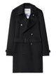 Burberry Burberry Black Cotton Trench Coat