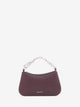 Alexander Mcqueen Women's Mini T-Bar Pouch In Oxblood