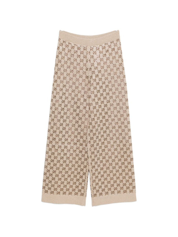 Gucci Embellished Wool Blend Joggers