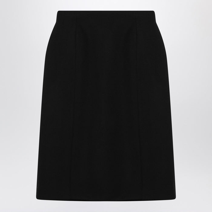 Balenciaga Black Hourglass Midi Skirt