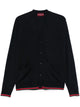 Gucci Knitted Wool Cardigan With Web Pattern