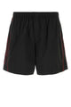 Balenciaga Black Nylon Bermuda Shorts