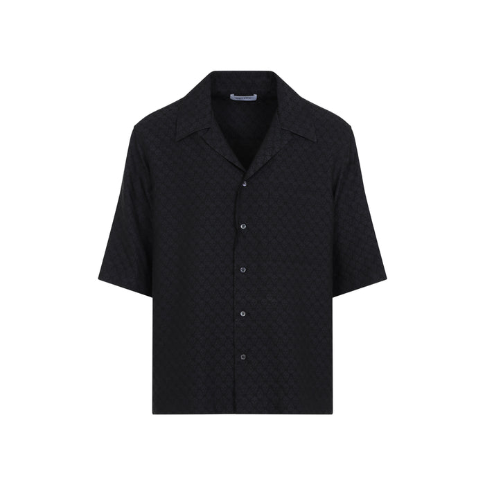 Alexander Mcqueen Black Viscose Blend Shirt