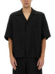 Alexander Mcqueen Black Viscose Polyester Shirts