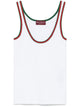 Gucci Rib Tank Top With Web