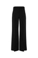 Alexander Mcqueen Black Wool Blend Wide-Leg Pant