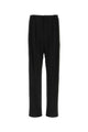 Saint Laurent Black Crepe Wide-Leg Pant