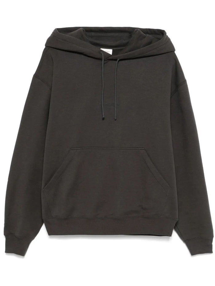 Saint Laurent Charcoal Cotton Sweatshirt