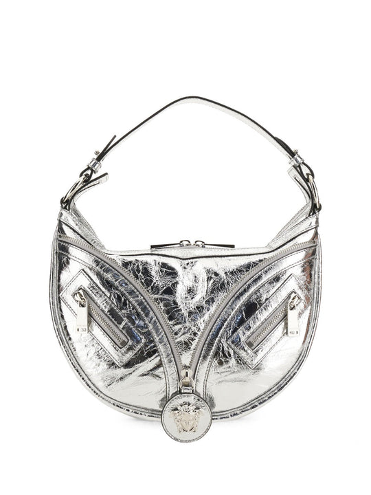 Versace Repeat Small Hobo Bag
