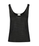 Saint Laurent Lurex Knit Tank Top