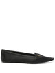 Saint Laurent Crepe Satin Poppy Ballerina