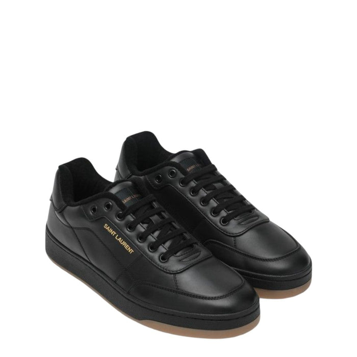 Saint Laurent Leather Logo Sneakers Sl61