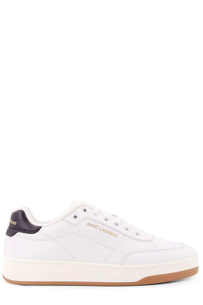 Saint Laurent Sl/61 Leather Low-Top Sneakers