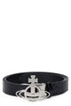Vivienne Westwood Unisex Leather Belt With Buckle Plate