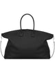 Saint Laurent Black Leather Bowling Bag