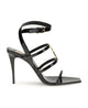 Saint Laurent Black Leather Sandal