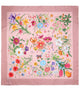 Gucci Pink Purple Silk Flora Twill Scarf