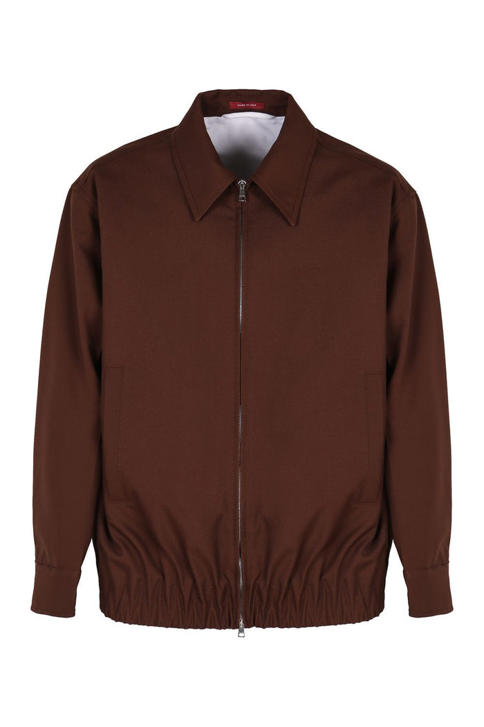 Gucci Wool Bomber-Style Jacket