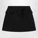 Alexander Mcqueen Black Wool Mini Skirt